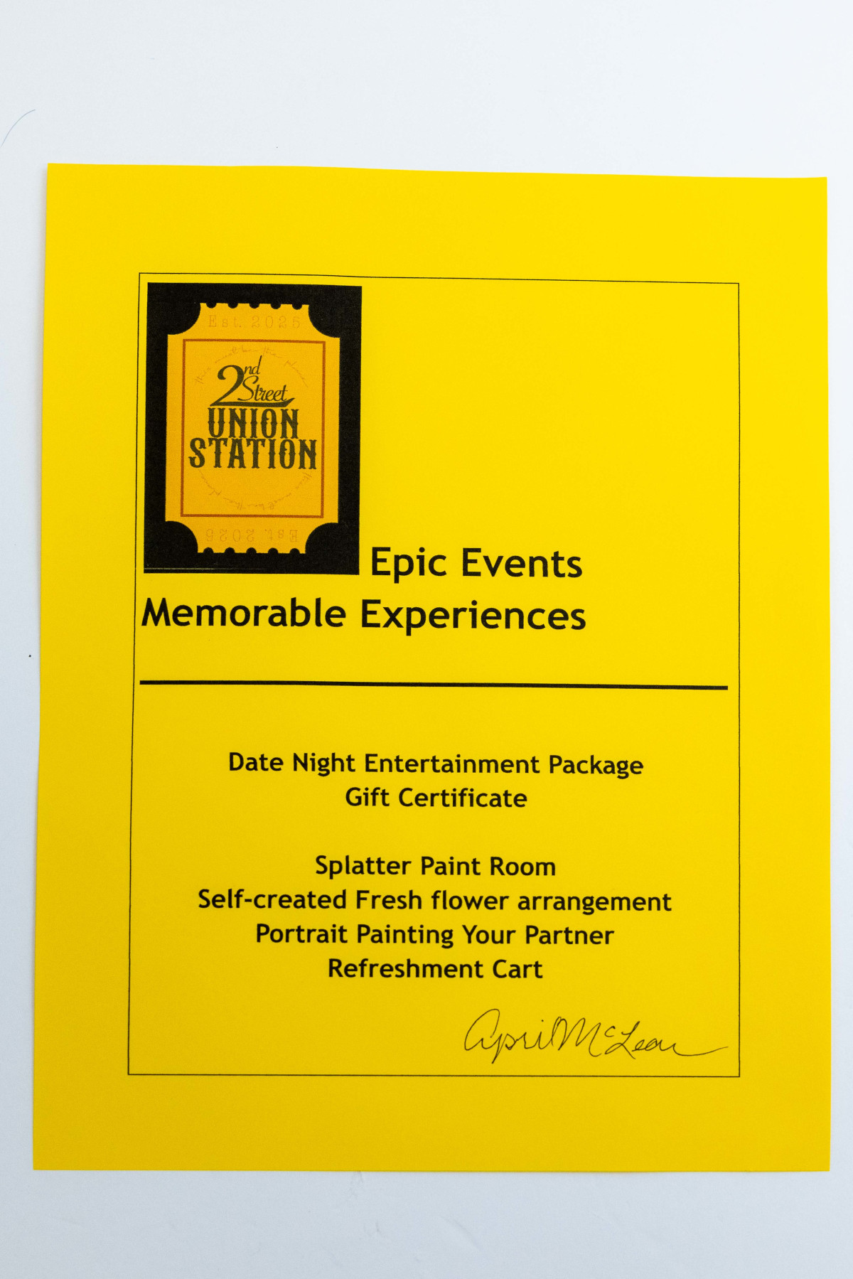 Lot 53 - Date Night Package - 2nd Street Union Station