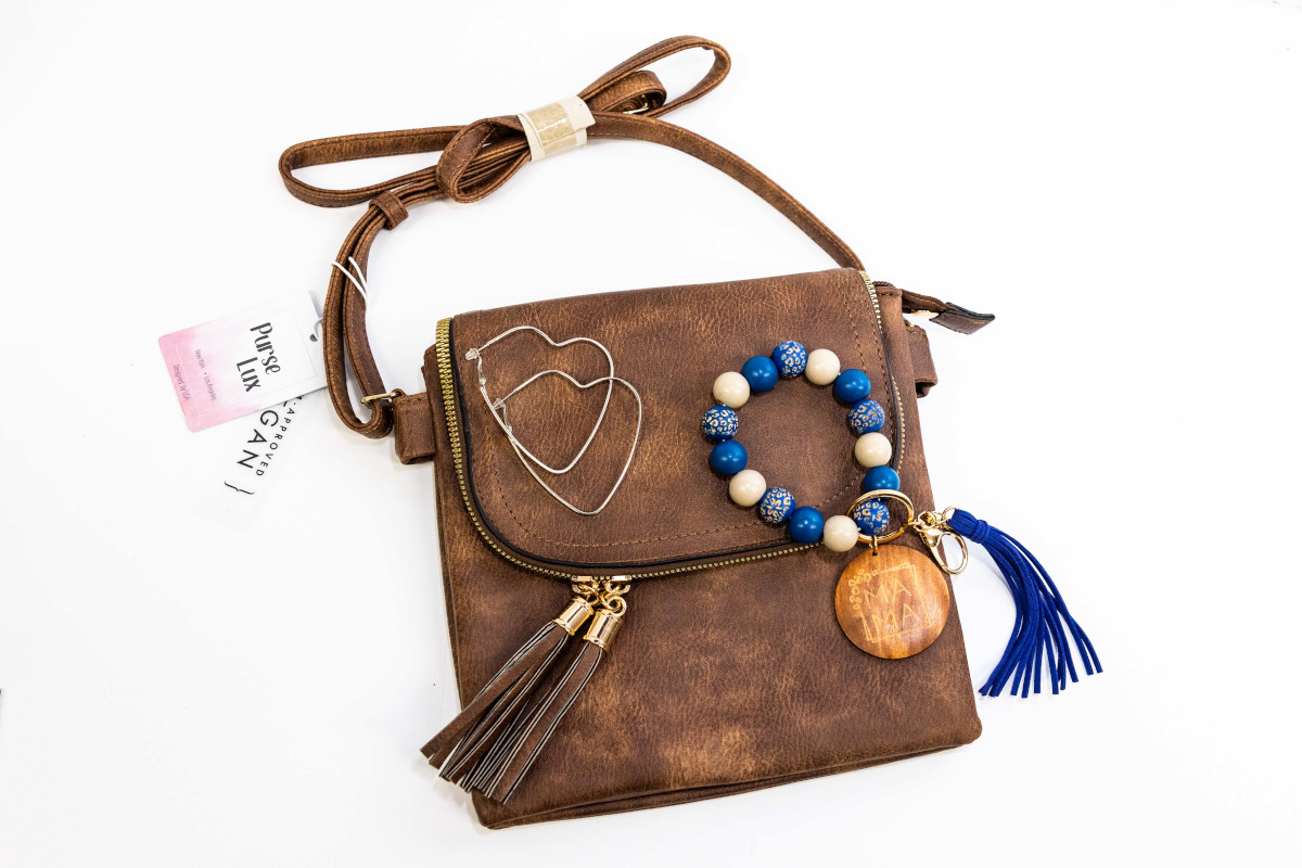 Lot 47 - Brown Lux Purse & Accessories Bundle